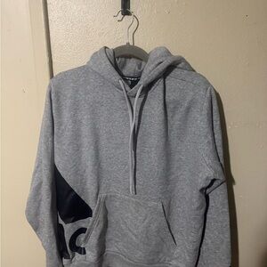 Gray Hoodie men’s with Black Accent